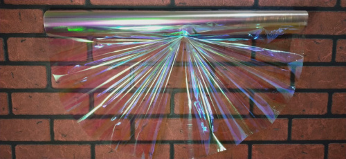 Пленка прозрачная голографическая 60см*10 метров