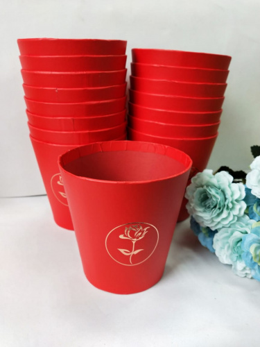 Стаканчик флористический Красный №2