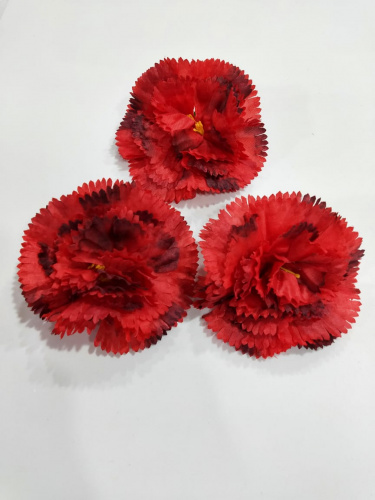 Гвоздика №1 . Диаметр 10 см. Ткань. Упаковка 5 шт.