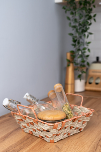 кашпо столовое. Плетеное фото 10