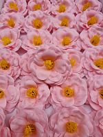 Мыло туалетное декоративное. Цветок лотоса. Цвет розовый Диаметр цветка 6,5-7 см. Упаковка 36 шт.