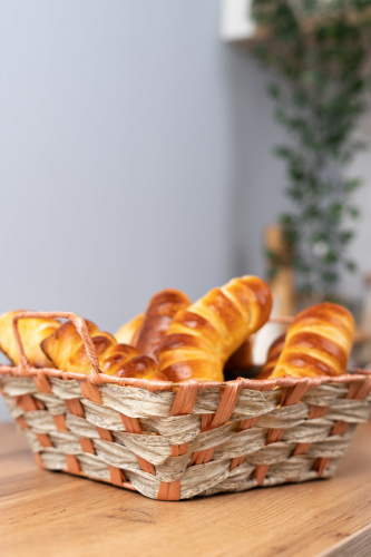 кашпо столовое. Плетеное фото 4