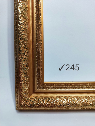 Багет пластик 40*50 см. Цвет золото. Номер ✓245.