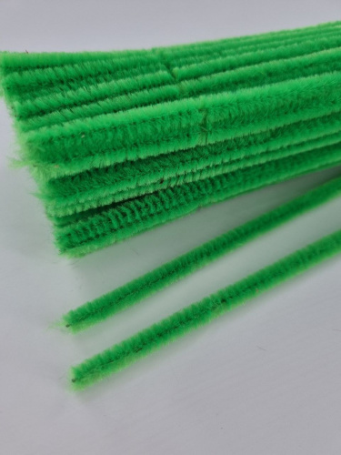 Синельная проволока зелёная. Размер: длина 30 см объем 5мм. Синельная проволока зелёная. Размер: длина 30 см объем 5мм.