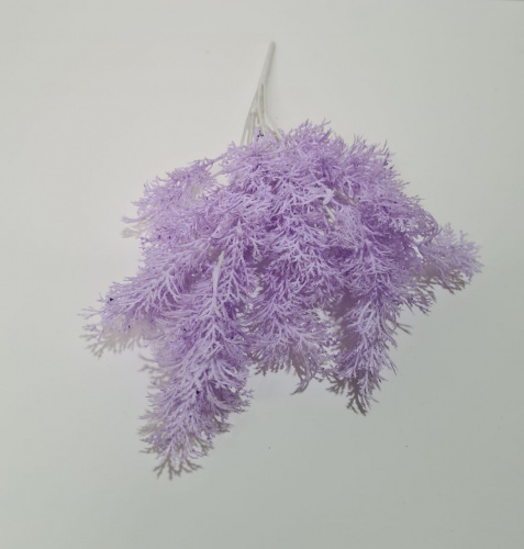 Флористическая трава. Упаковка 2 шт. Цвет сиреневый.